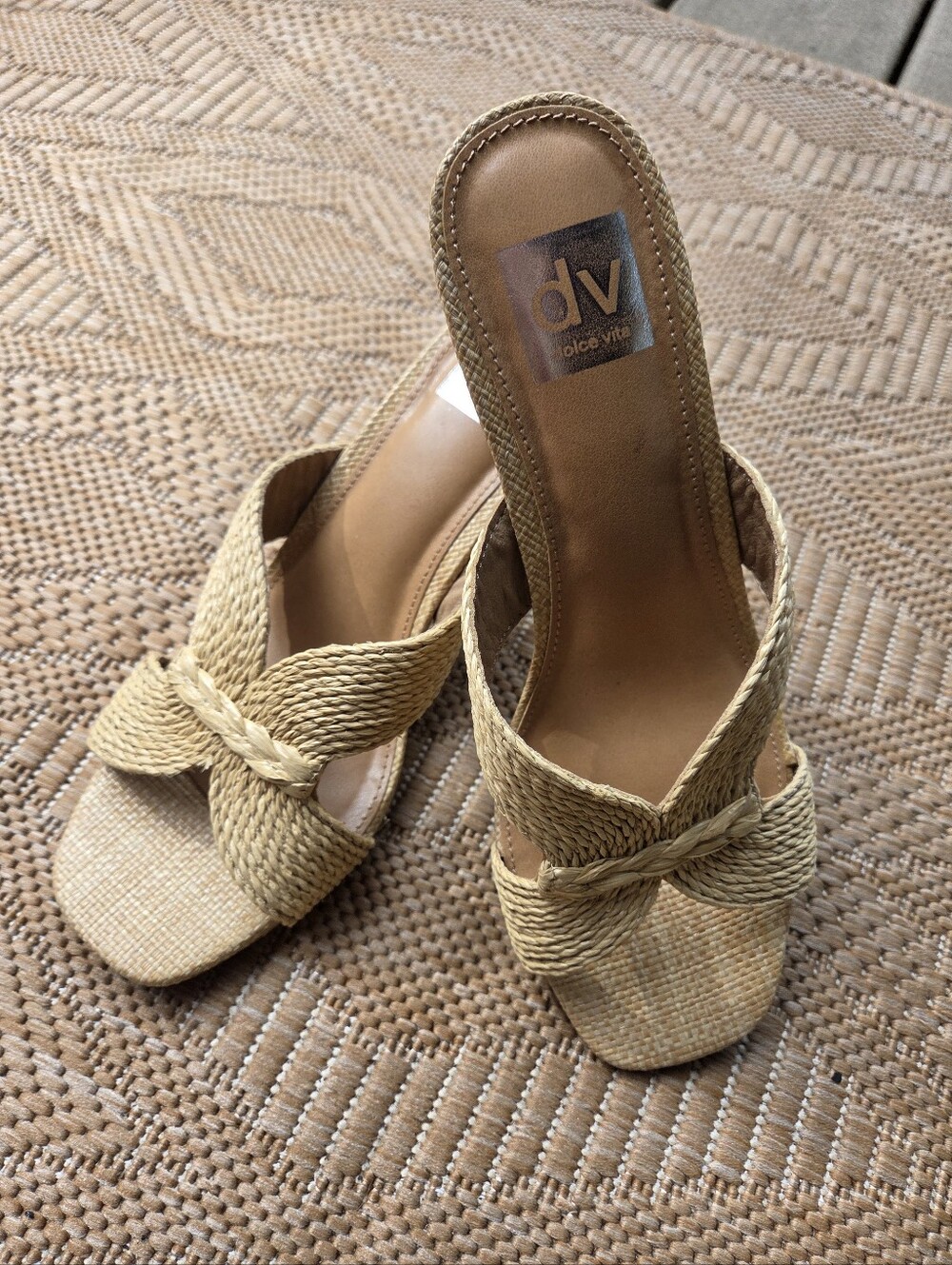 DV by Dolce Vita Braided Tan Slide Mules